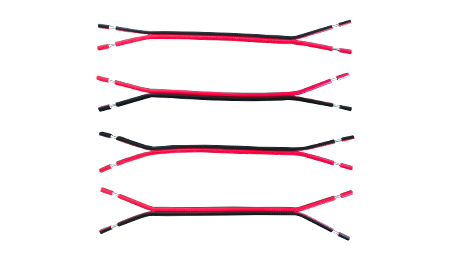 UL2468 2-Core Red Black Cable Slit-Cut-Strip